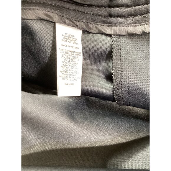 Express Black Faux Leather Mini Skirt* Side Zipper*Sissy*Femboy*Size 12*VGC - Picture 7 of 7